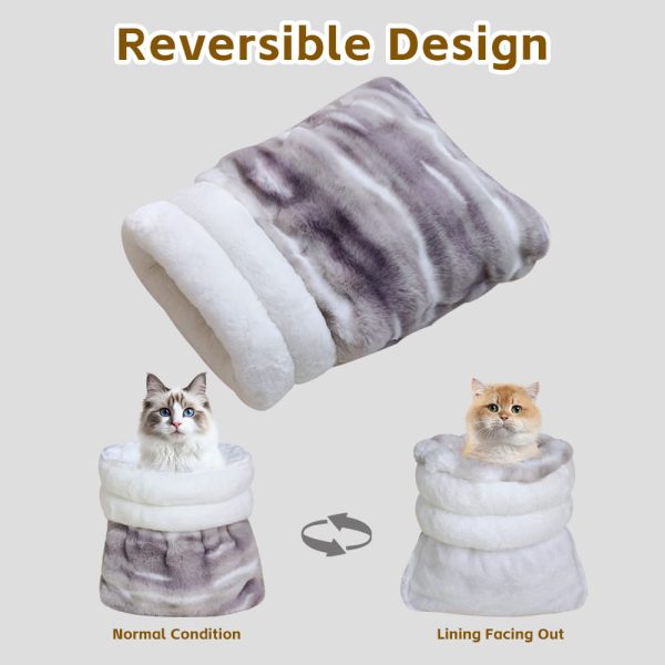 CHULPET Cat Sleeping Bag, Puppy Sleeping Bag, Warm Pet Sleep Sack