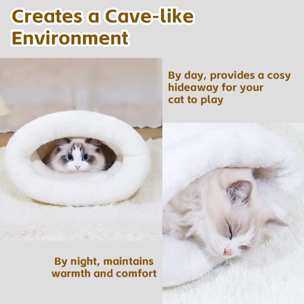 CHULPET Cat Sleeping Bag, Puppy Sleeping Bag, Warm Pet Sleep Sack