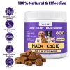 NAD+ CoQ10 Multivitamin Soft Chews for Dogs, Joint & Heart Support NMN+Resveratrol+CoQ10 for Cellular Energy Full-Spectrum Multivitamin & Joint Support. Chicken Flavor, 100 Chews